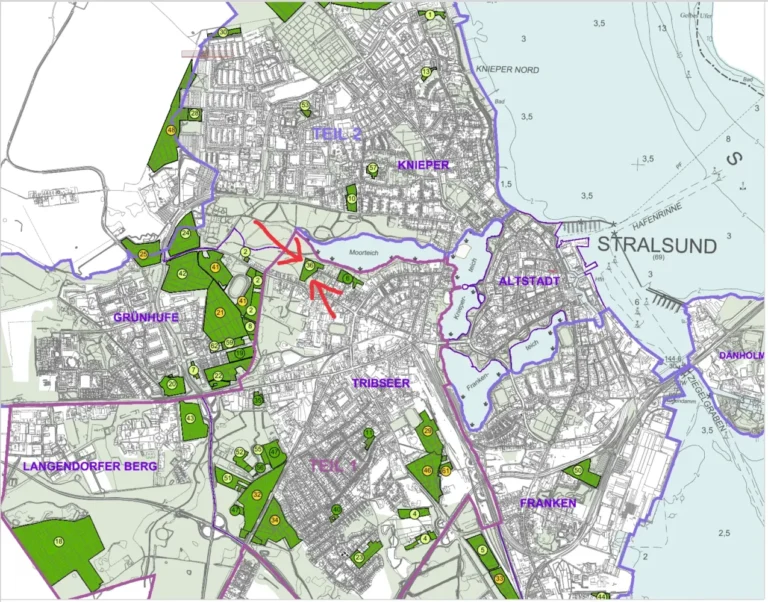 Stralsund-Kleingarten-Uebersichtsplan